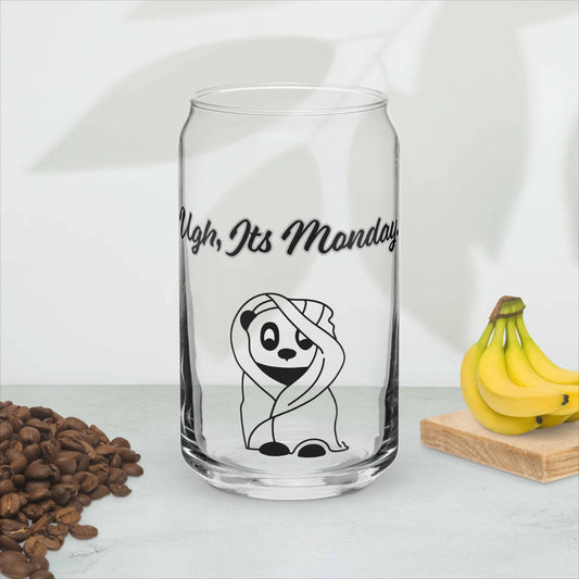 Panda - Lazy Monday Glass Cup
